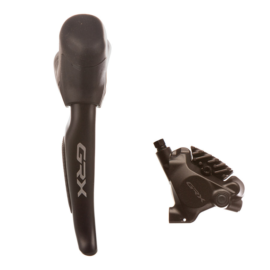 Shimano, GRX ST-RX715 / BR-RX410, Road Hydraulic Disc Brake, Rear, Flat mount, 160mm (not included), Black, IRX7153DRRDSC170A