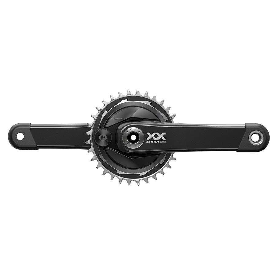 SRAM, XX T-Type Spider Power Meter, Power Meter Crankset, Speed: 12, Spindle: 28.99mm, BCD: Thread Mount, 32, DUB, 175mm, Black, Boost