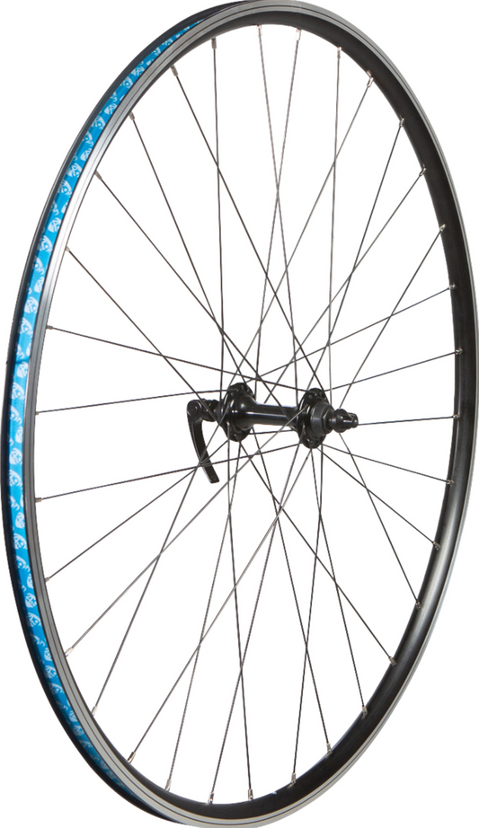 49N - WHEEL ROAD 700C QR, RIM BRAKE, BLK