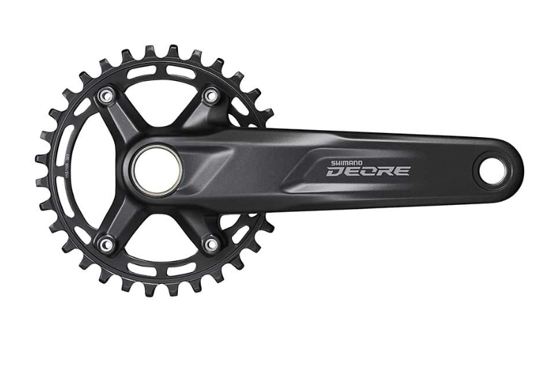 SHIMANO - FC-M5100-1, CRANKSET, SPEED: 10/11, BCD: 96, 32, HOLLOWTECH II, 175MM, BLACK, MTB, SET