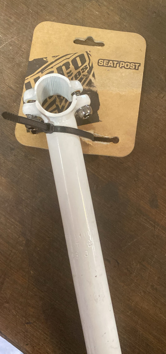 HARO - MICRO ADJ SEAT POST 25.4WHT STND