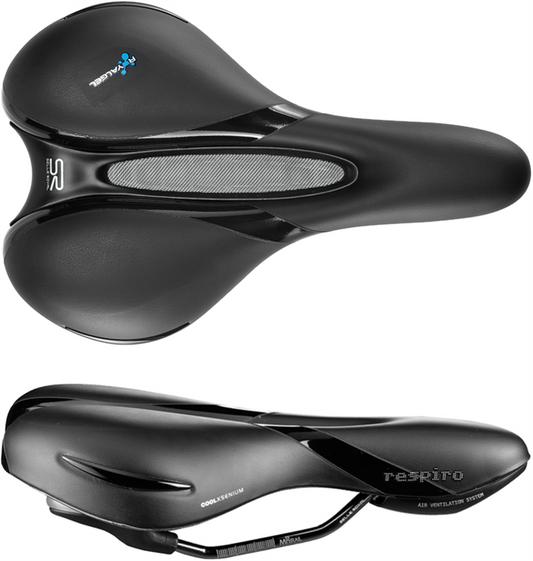 SELLE ROYAL - RESPIRO MODERATE SADDLE BLACK, 277 x 182mm, ,
