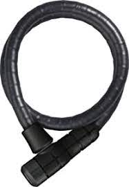 ABUS - 6615K, CABLE LOCK MICROFLEX, KEY, 15MM, 85CM, BLACK