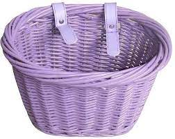 EVO - E-CARGO WICKER JR BASKET, PURPLE - More Bikes Vancouver