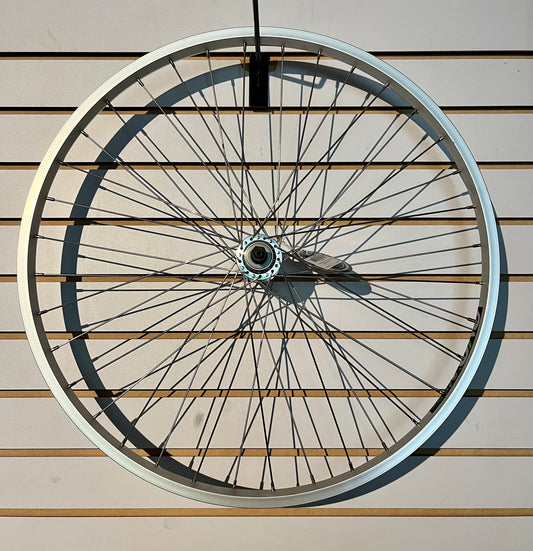 WHEEL SHOP - EVO TOUR 20 SILVER/FORMULA FM-21, WHEEL REAR 26"/559, HOLES:36, QR, 135mm, RIM, FREEWHEEL - More Bikes Vancouver