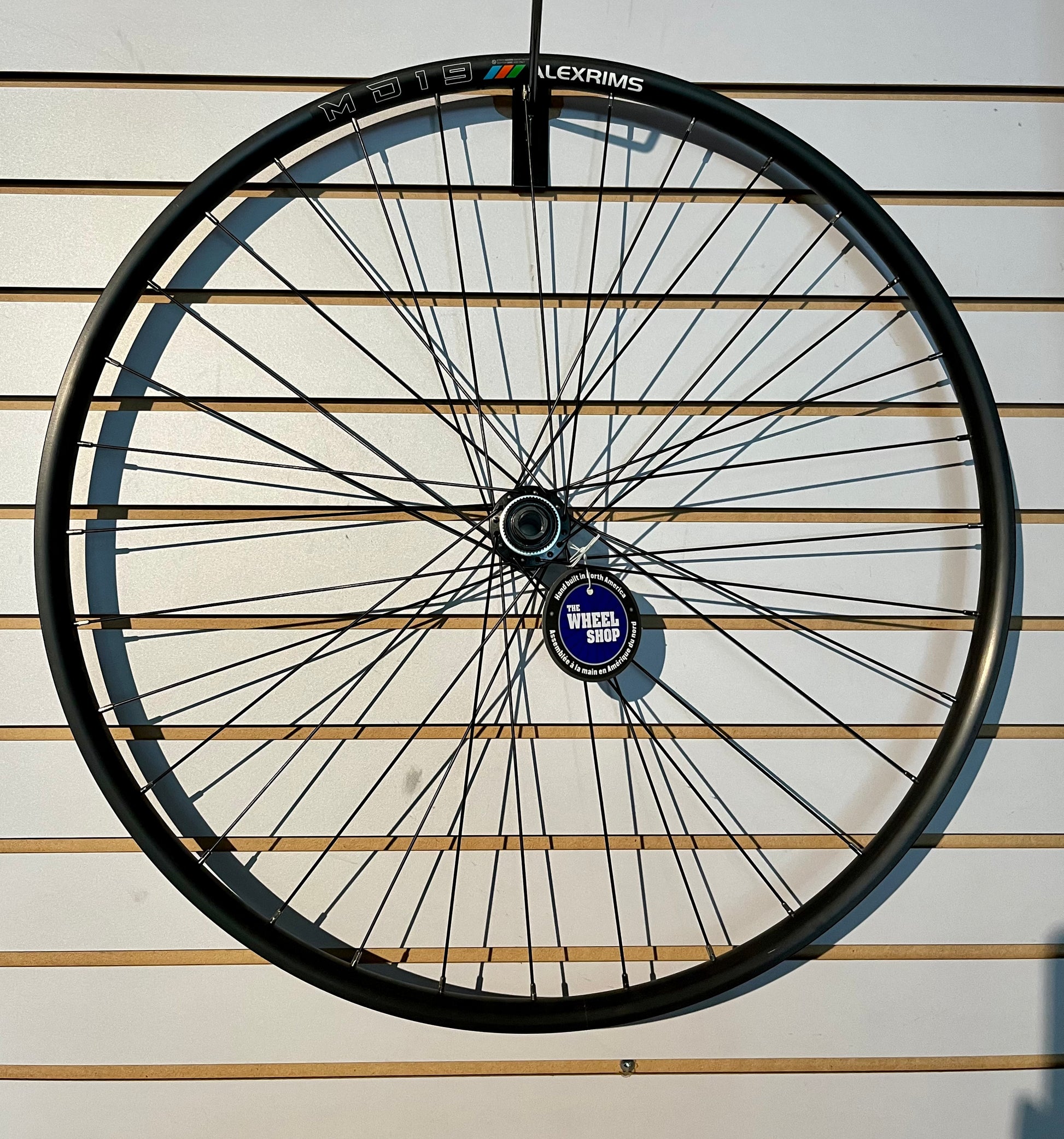 WHEEL SHOP - ALEX MD19/ SHIMANO HB-MT400 29'', Wheel, Front, 29'' / 622, HOLES: 32, 15MM TA, 100MM, DISC CENTER LOCK - More Bikes Vancouver