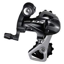 SHIMANO - 105 RD-5701, REAR DERAILLEUR, 10SP, BLACK, SS