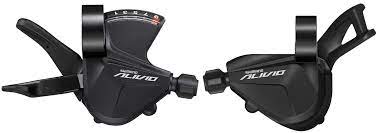 SHIMANO - ALIVO SL-M3100, SPEED: 2x9, TRIGGER SHIFTER, BLACK, SET