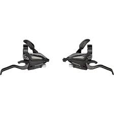 SHIMANO - ALTUS ST-M370, 3x9 SPEED, BRAKE/SHIFT LEVER SET BLACK