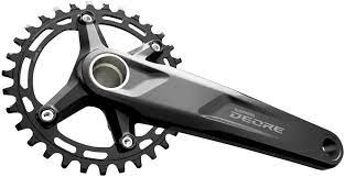 SHIMANO - FC-M5100-1, CRANKSET, SPEED: 10/11, BCD:96, 32, HOLLOWTECH II, 170, BLACK, MTB, SET