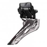 SHIMANO - FRONT DERAILLEUR, FD-R9250, DURA-ACE, FOR REAR 12-SPEED, DOWN-SWING, BRAZED-ON TYPE, CS-ANGLE: 61-66, FOR TOP GEAR: 46-55T, CL: 43.5MM
