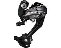 SHIMANO - REAR DERAILLEUR, RD-M370-L, ALTUS, SGS 9-SPEED, DIRECT ATTACHMENT, BLACK
