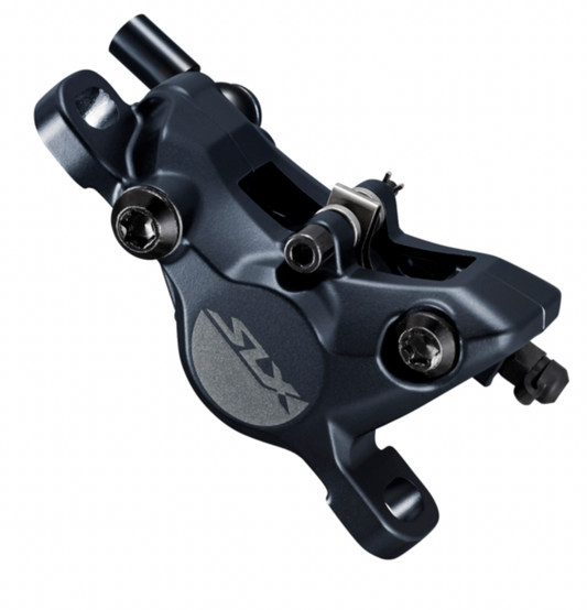 SHIMANO - HYDRAULIC DISC BRAKE, BR-M7100, SLX, FRONT OR REAR, POST MOUNT, W/J04C METAL PAD(W/FIN)