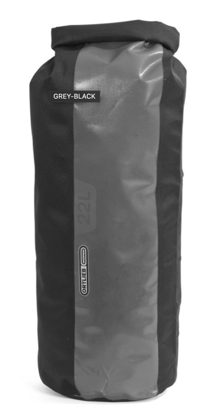 ORTLIEB - DRY BAG PS490 NO VALVE BLACK/GREY