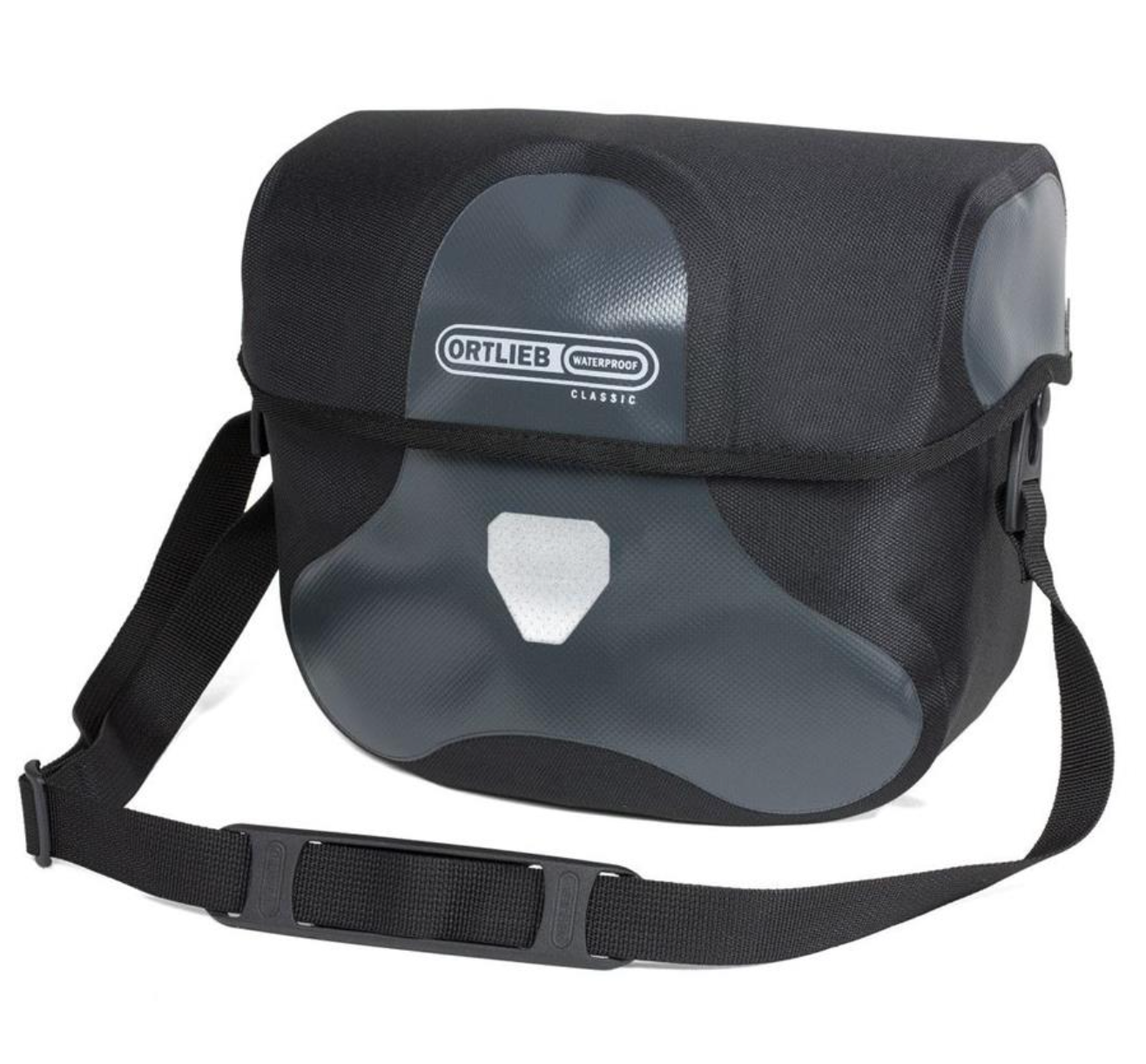 ORTLIEB - HANDLEBAR BAG ULTIMATE6 M CLASSIC WO.ADAPTER ASPHALT/BLACK 7L