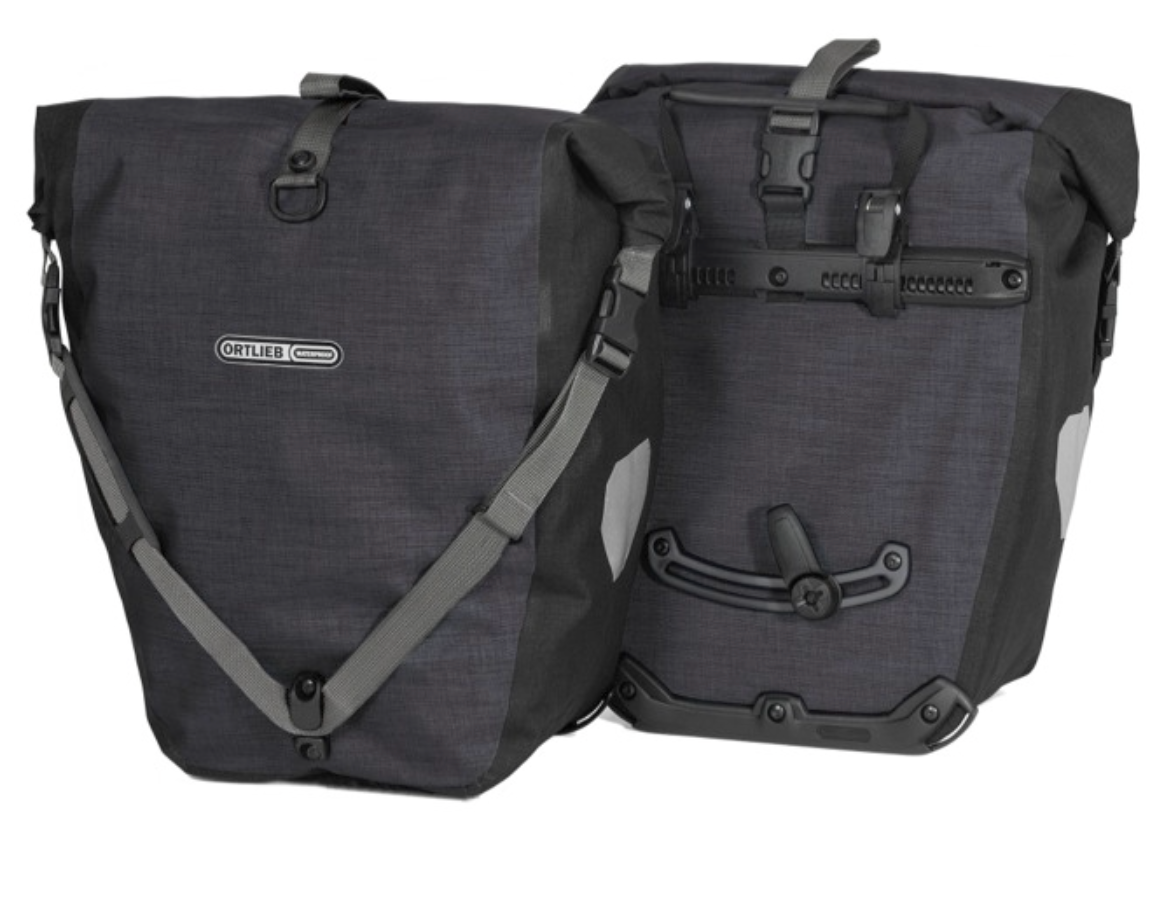 ORTLIEB - PANNIER TOURING BACK ROLLER PLUS QL2.1 GRANITE/BLACK 40L