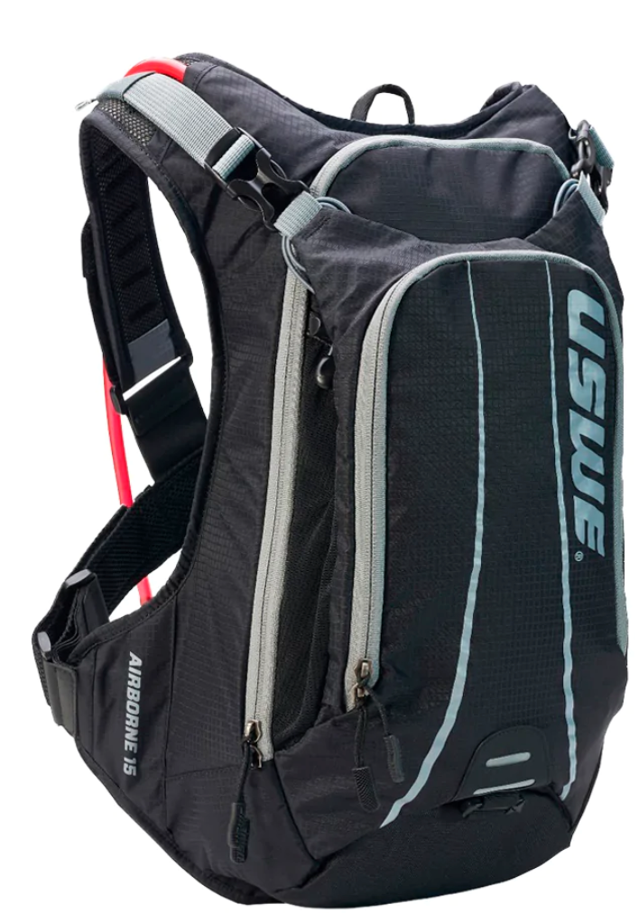 USWE - BACKPACK AIRBORNE 15L BLACK/GREY