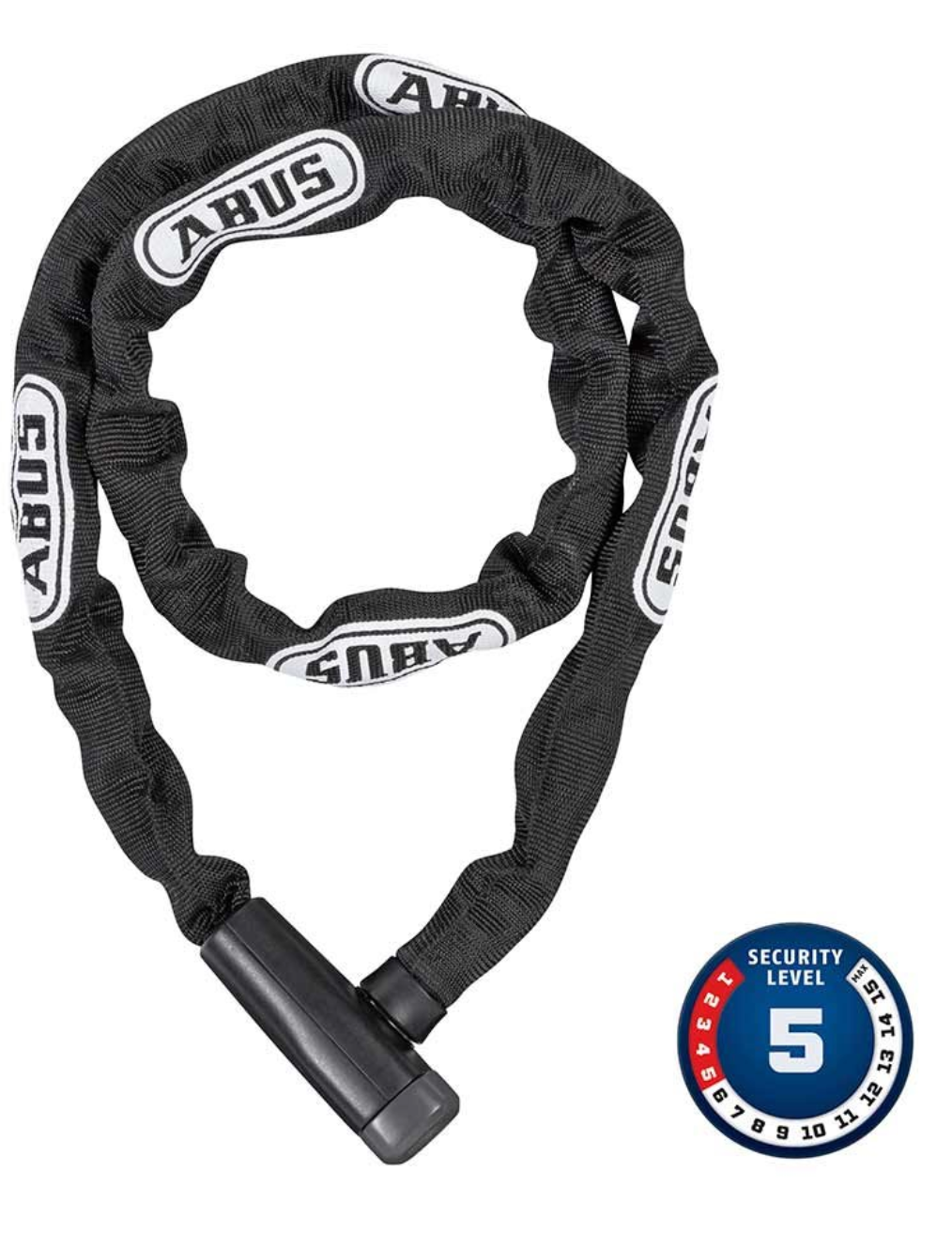 ABUS - STEEL O CHAIN 5805K, KEY, 5MM