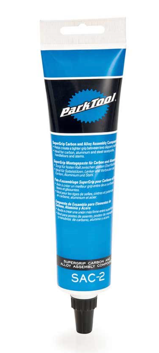 PARK TOOL - SAC-2 SUPERGRIP CARBON AND ALLOY ASSEMBLE COMPOUND, 4 OZ. TUBE