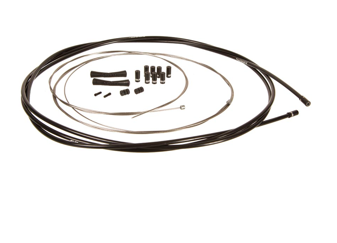 SRAM SHIFTER CABLE HOUSING SET STAINLESS STEEL BLACK SHIMANO SRAM KIT