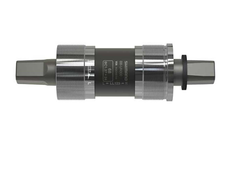 SHIMANO - BB-UN300 D-NL, Square Taper BB, British, 68mm, : 122.5mm, Silver