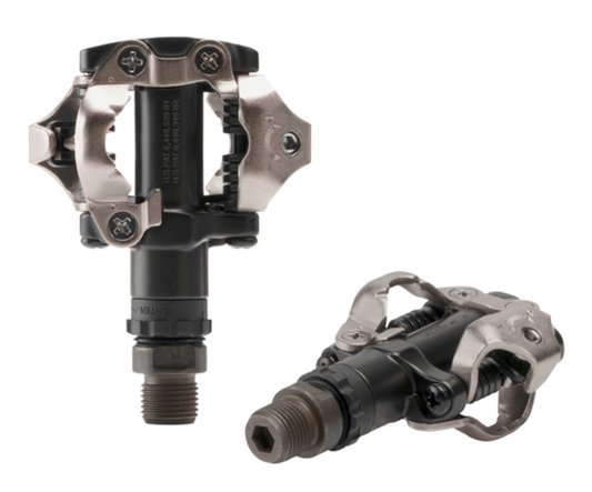 SHIMANO - PEDAL, PD-M520L SPD PEDAL, BLACK, W/CLEAT (SM-SH51)