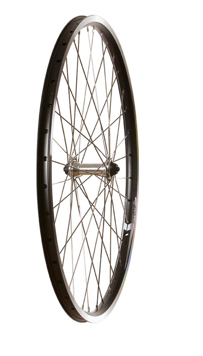 WHEEL SHOP - 26" EVO E-TOUR19, BLACK, FORMULA, FM-21, WHEEL FRONT, QR, RIM BRAKE ONLY - More Bikes Vancouver