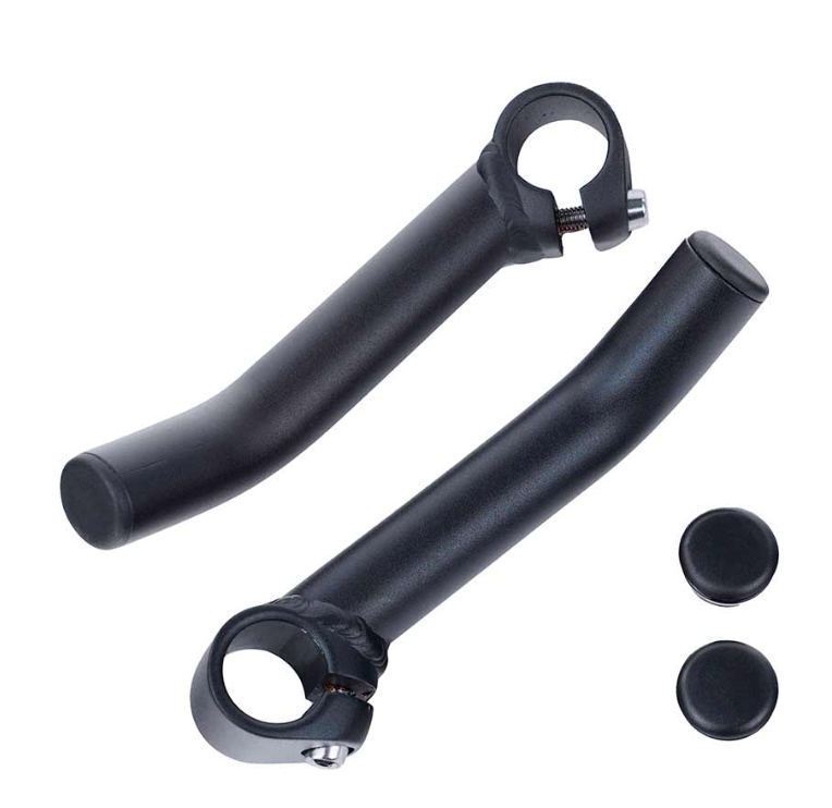 EVO - ALLOY BAR ENDS BLACK PAIR