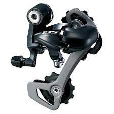 SHIMANO - 105 RD-5701, REAR DERAILLEUR, 10SP, BLACK, GS