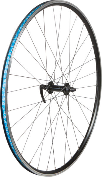 49N - FRONT WHEEL 700C, BLACK, RIM BRAKE, 9X100MM QR, 32H - More Bikes Vancouver