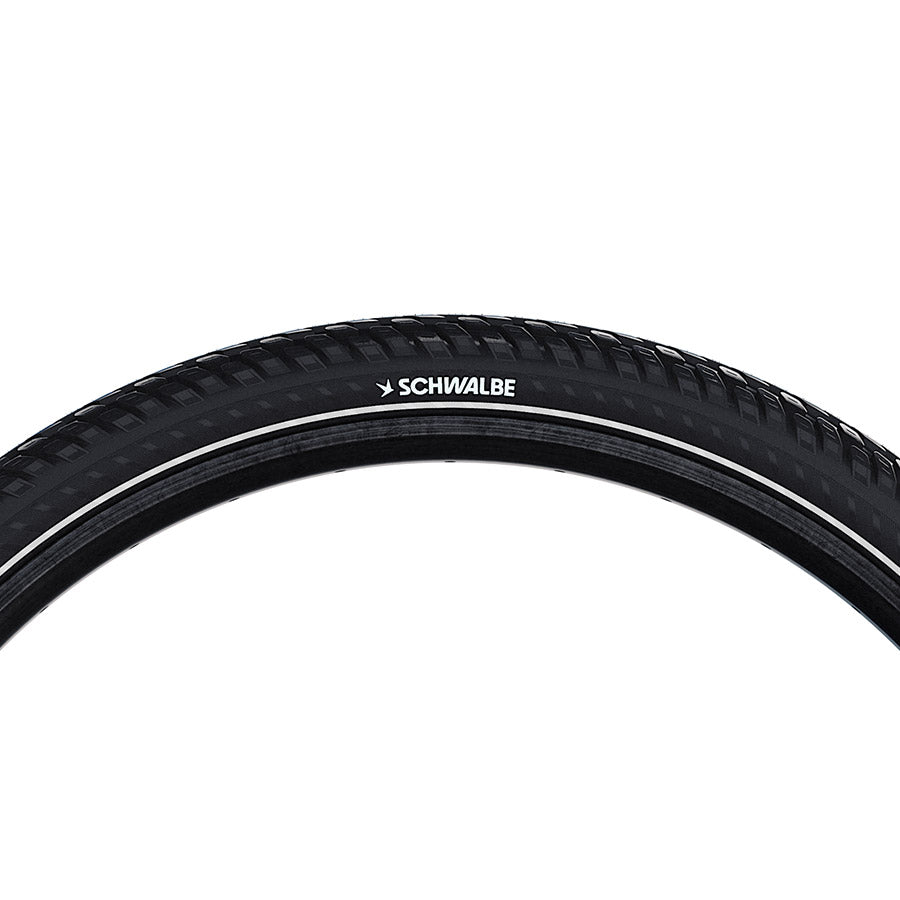 Schwalbe, Marathon Mondial, Hybrid Tire, 700x35C, Folding, Clincher, TravelStar, DoubleDefense, 67TPI, Black