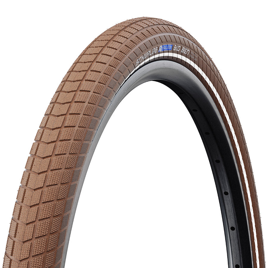 SCHWALBE - BIG BEN, TIRE 26X2.15 BROWN - More Bikes Vancouver