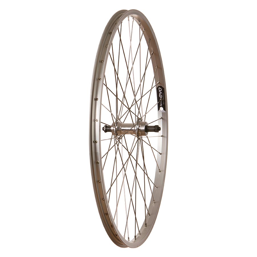 WHEEL SHOP - EVO TOUR 20 SILVER/FORMULA FM-21, WHEEL REAR 26"/559, HOLES:36, QR, 135mm, RIM, FREEWHEEL - More Bikes Vancouver