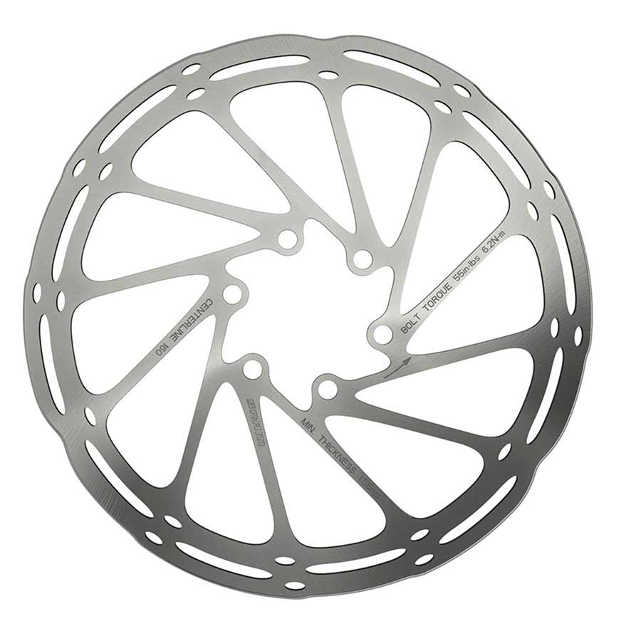 SRAM - CENTERLINE ROUNDED DISC BRAKE ROTOR ISO 6B 180MM - More Bikes Vancouver