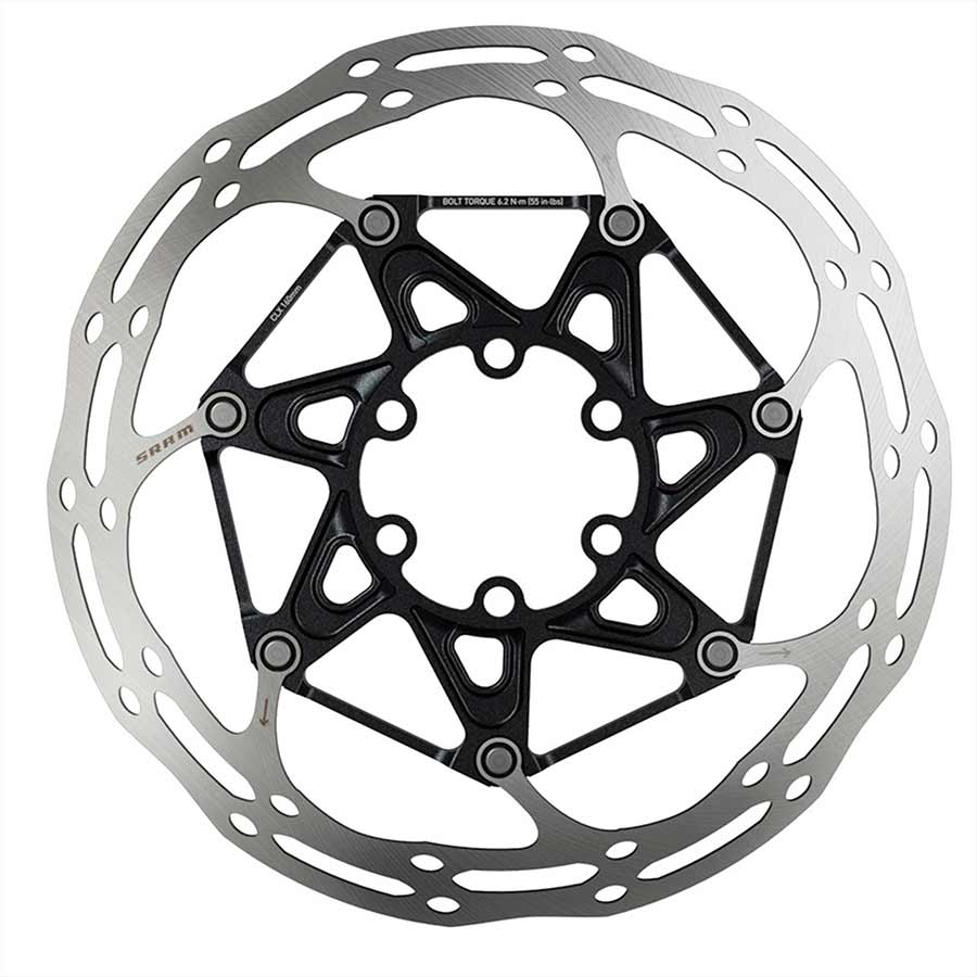 SRAM - CENTERLINE 2 PIECE ROUNDED DISC BRAKE ROTOR ISO 6Bolt, 180mm - More Bikes Vancouver