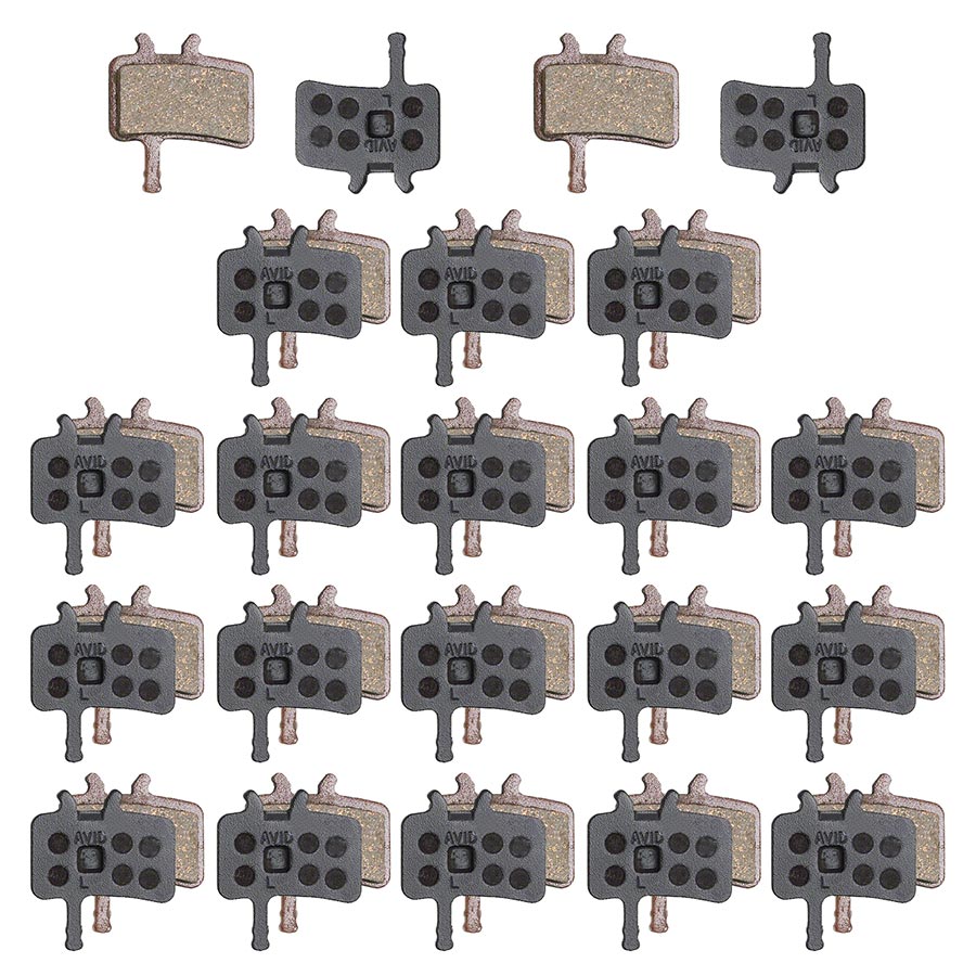 SRAM, 11.5015.040.000, Disc Brake Pads, Shape: SRAM Level/2 Piece Road, Metallic, Small, 20pcs