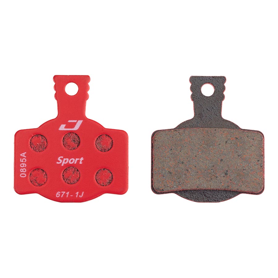 Jagwire, Mountain Sport, Disc brake pads, Semi-metallic, Hayes HFX, MX1