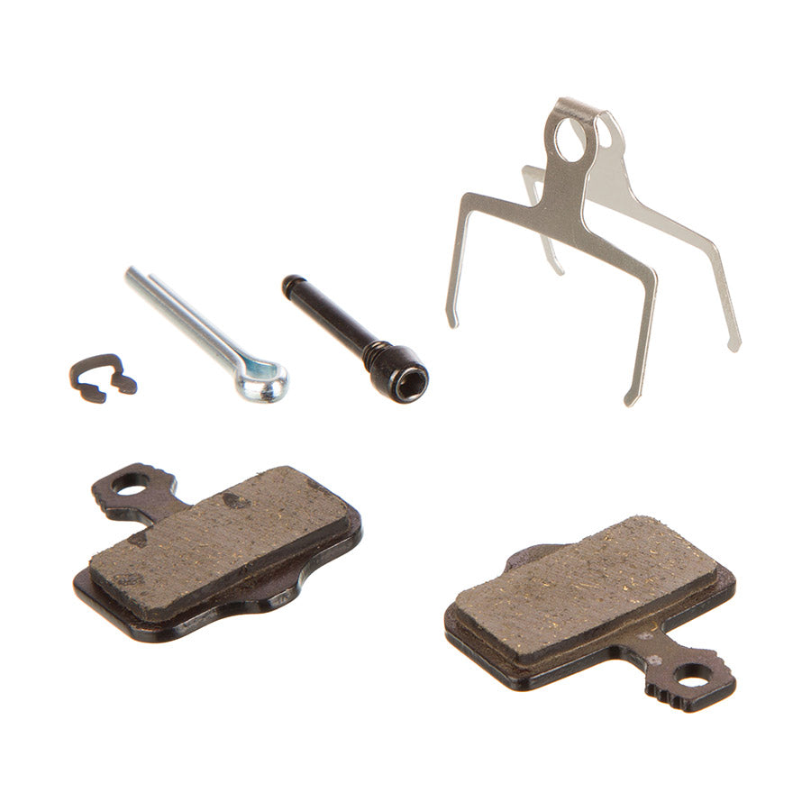 SRAM, 00.5315.035.020, Disc Brake Pads, Shape: SRAM Level/2 Piece Road, Organic Quiet, Aluminium, Small, Pair