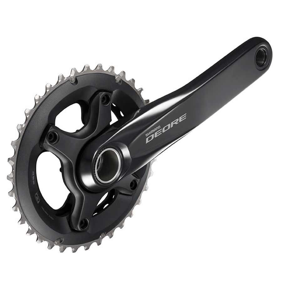 SHIMANO - DEORE FC-M6000, CRANKSET, 10 SP., 24MM, 26/36T, BCD:64/96, HOLLOWTECH II, 170MM, BLACK - More Bikes Vancouver