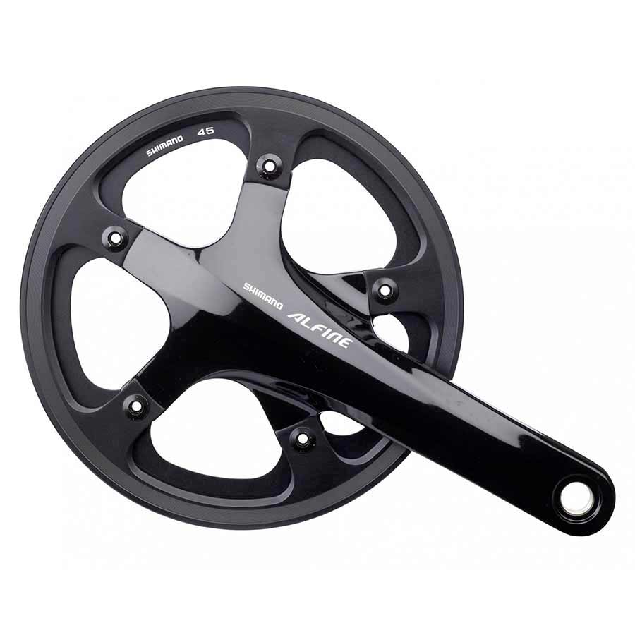 Shimano, Alfine FC-S501, Crankset, 1 sp., 42T, BCD:130, Hollowtech II, 170mm, Black