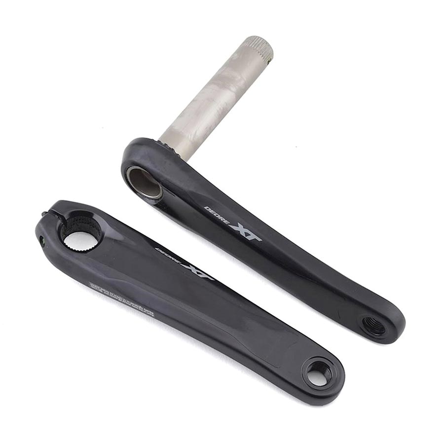 Shimano - XT FC-M8120, Crankset, Speed: 12, Spindle: 24mm, BCD: Direct Mount Shimano, No Chainring, Hollowtech II, 170mm, Black, Boost, IFCM81201CXXT - More Bikes Vancouver