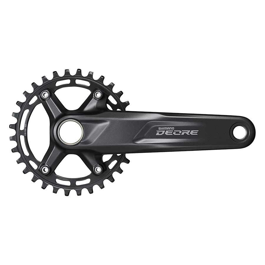 SHIMANO - FC-M5100-1, CRANKSET, SPEED: 10/11, BCD: 96, 32, HOLLOWTECH II, 175MM, BLACK, MTB, SET - More Bikes Vancouver