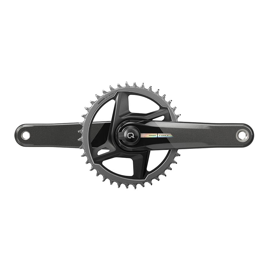 SRAM, Force D2 1x Wide, Power Meter Crankset, Speed: 12, Spindle: 28.99mm, BCD: Direct Mount, 40, DUB, 172.5mm, Black, Road Disc