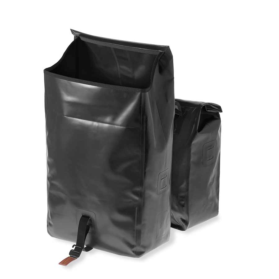Basil, Urban Dry Double Bag, Double bag, Solid Black