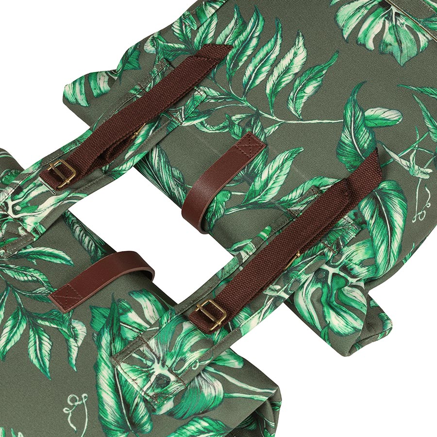 Basil, Ever-green, Pannier, 28L, Print