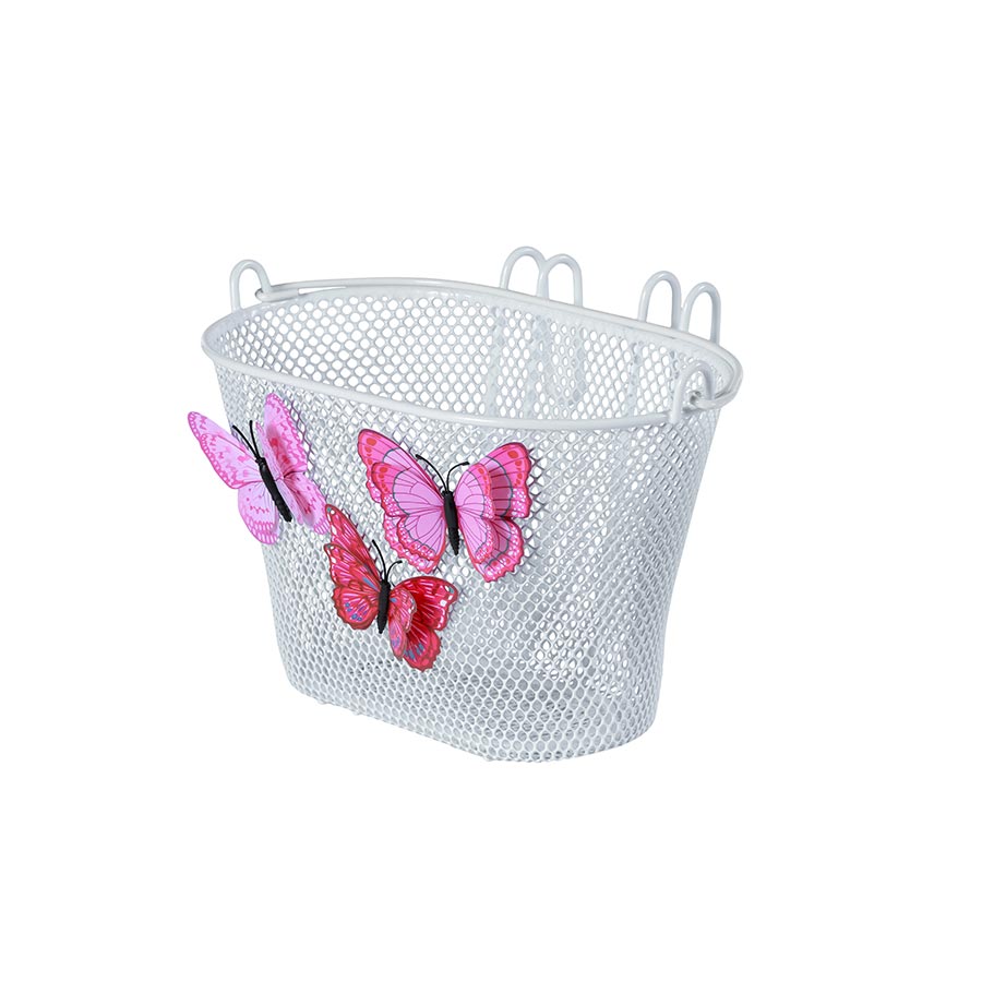 BASIL - JASMIN, BASKET, FRONT, WHITE 28X20X19CM
