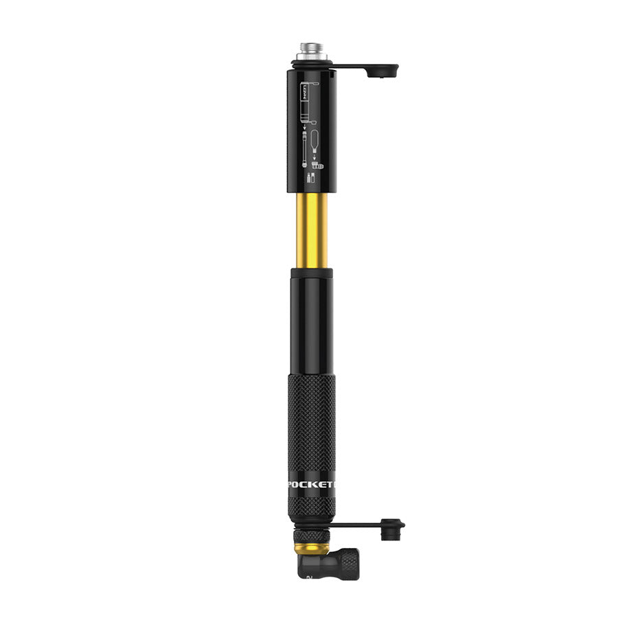 Lezyne, POCKET DRIVE CO2, Pump, 170mm, 160psi, Press-fit, Black