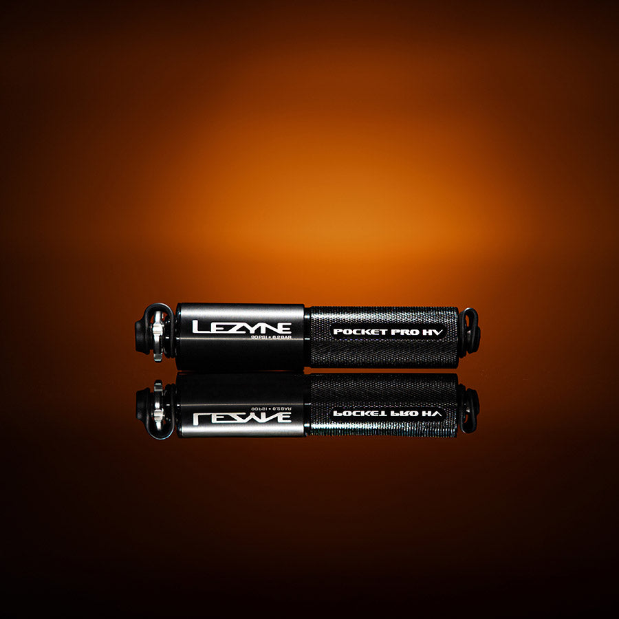 Lezyne, Pocket Drive Pro HV, Pump, 152mm, 90psi, ABS flip chuck, Black