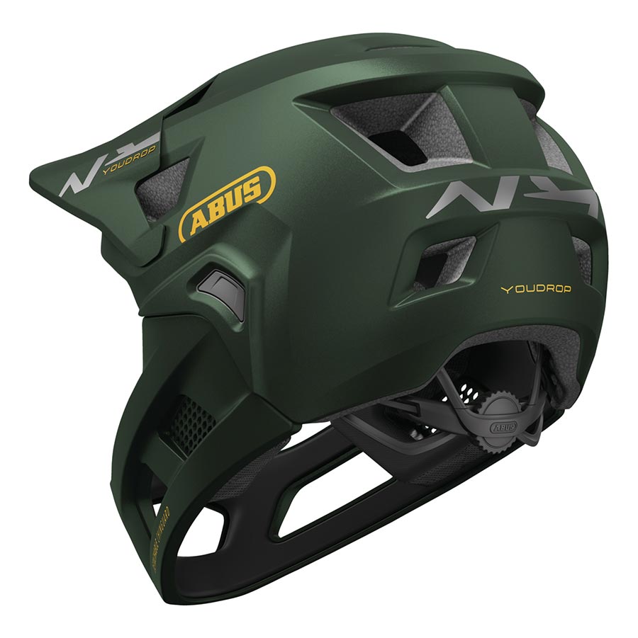 Abus, YouDrop FF, Mountain Helmet, Velvet Black, S, 48 - 55cm