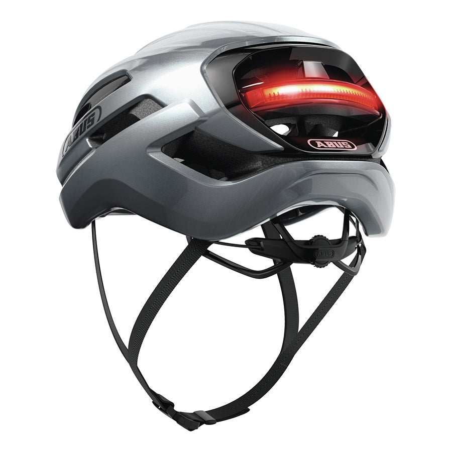 Abus, Taipan LED, Helmet, L, 57 - 61cm, Graphite Silver